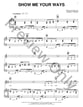 Show Me Your Ways piano sheet music cover